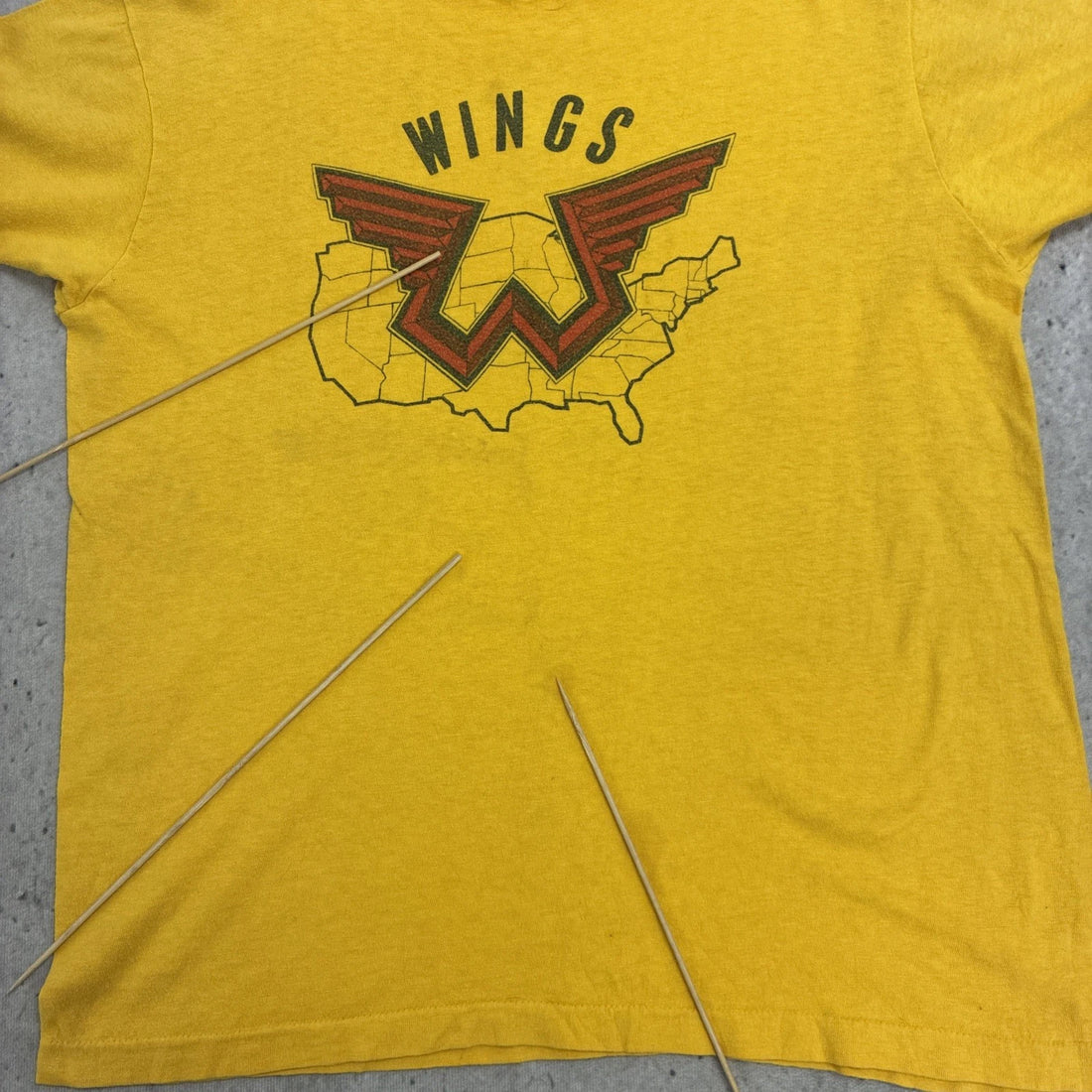 Vintage Wings Over America T-Shirt Size Medium 70s
