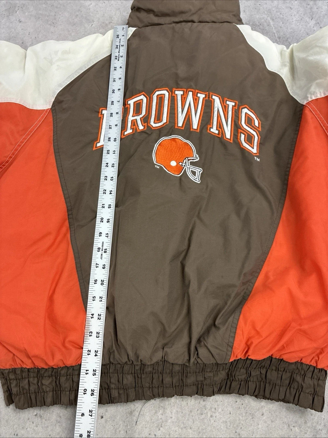Vintage Cleveland Browns Logo 7 Puffer Jacket Size XL NFL