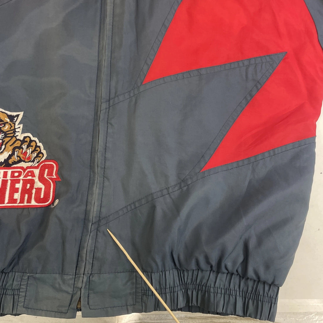 Vintage Florida Panthers Shark Tooth Logo Athletic Windbreaker Jacket XL NHL