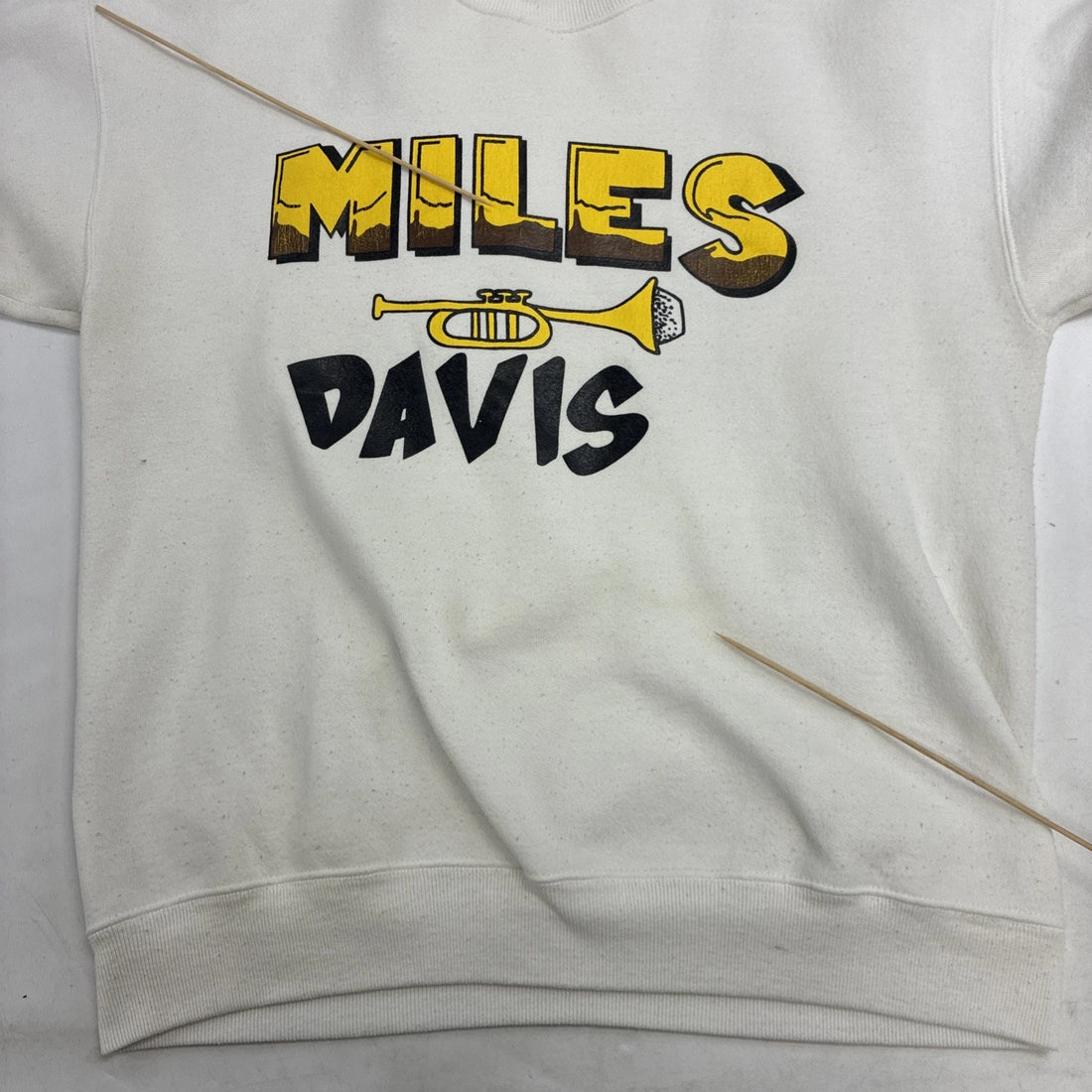 Vintage Miles Davis Crewneck Sweatshirt Size XL Trumpet Jazz Music 90s