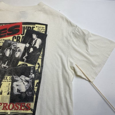 Vintage Guns N Roses Nightrain Brockum T-Shirt Size XL 1989 80s