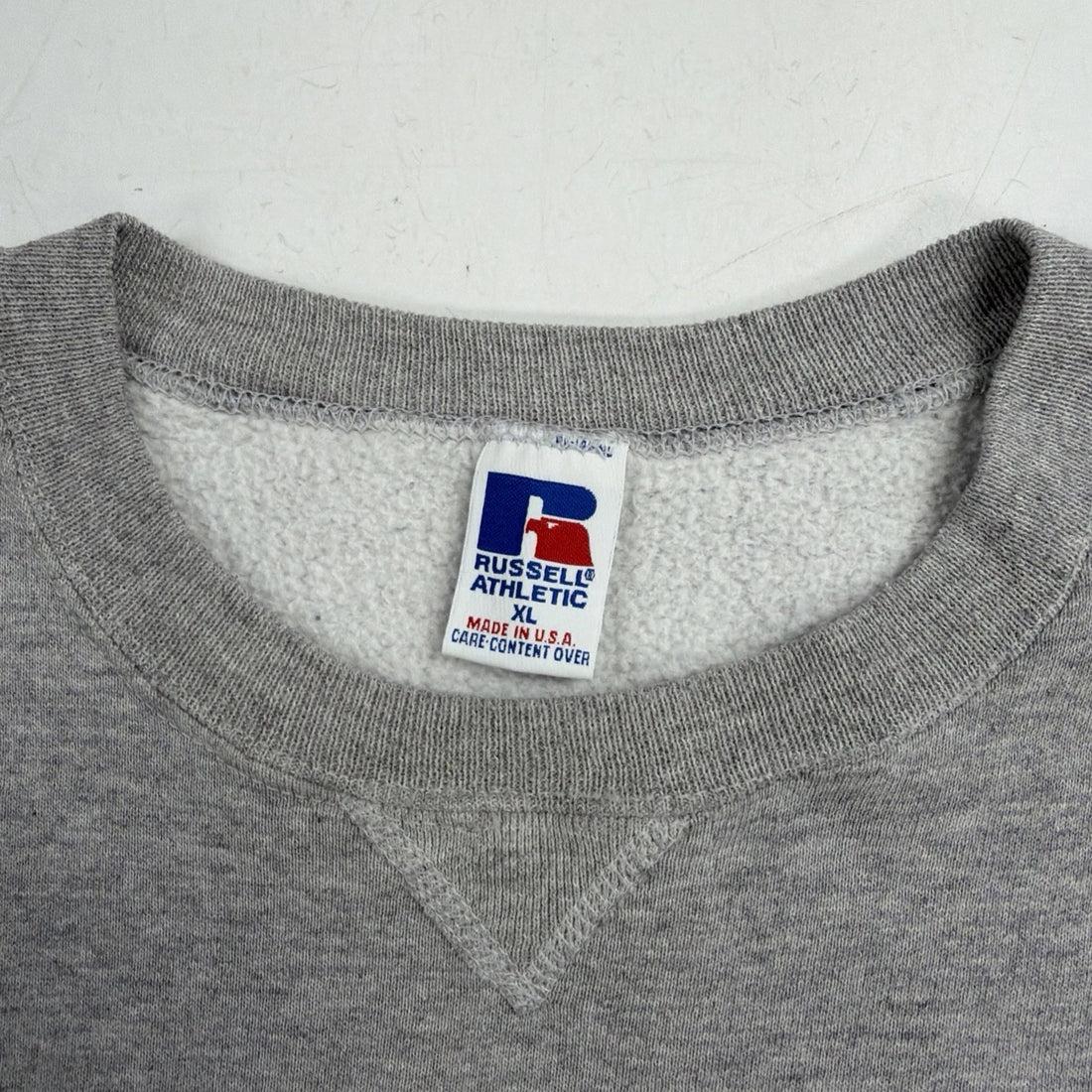 Vintage Russell Athletic Crewneck Sweatshirt Size XL Gray 90s