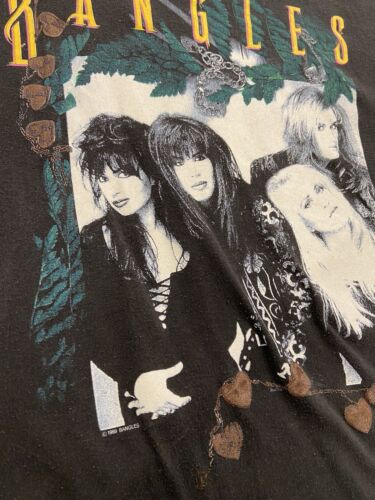 Vintage Bangles Everything Tour T-Shirt Size XL Pop Music Tee 1989 80s