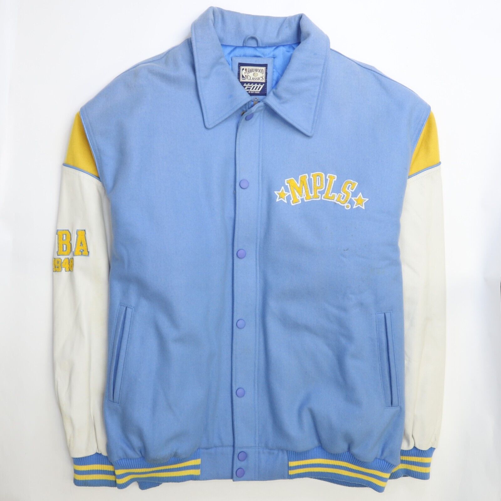 NBA HARD WOOD Classics MPLS LAKERS スタジャン（Mitchell