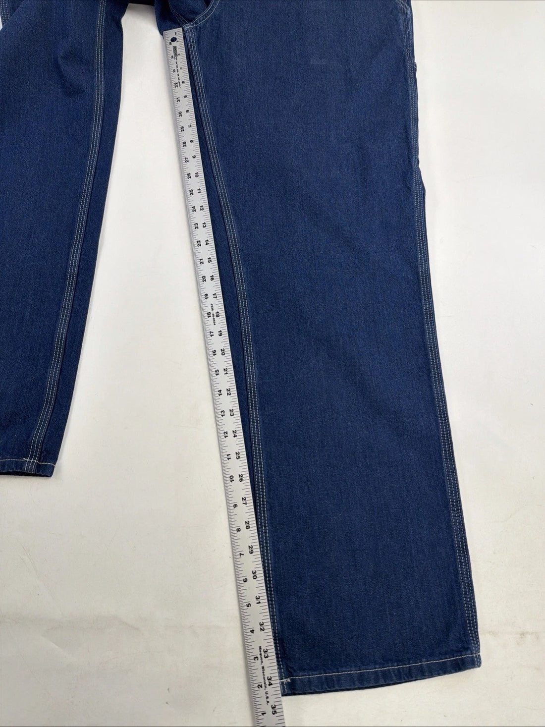 Vintag Carhartt Carpenter Denim Jeans Work Pants Size 38 X 34 Blue