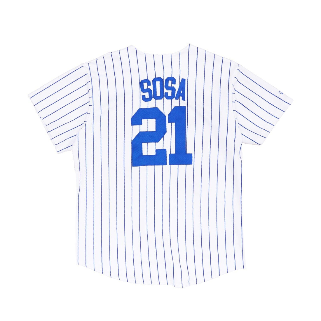 MAJESTIC  SAMMY SOSA Chicago Cubs 1999 Throwback Away Baseball Jersey