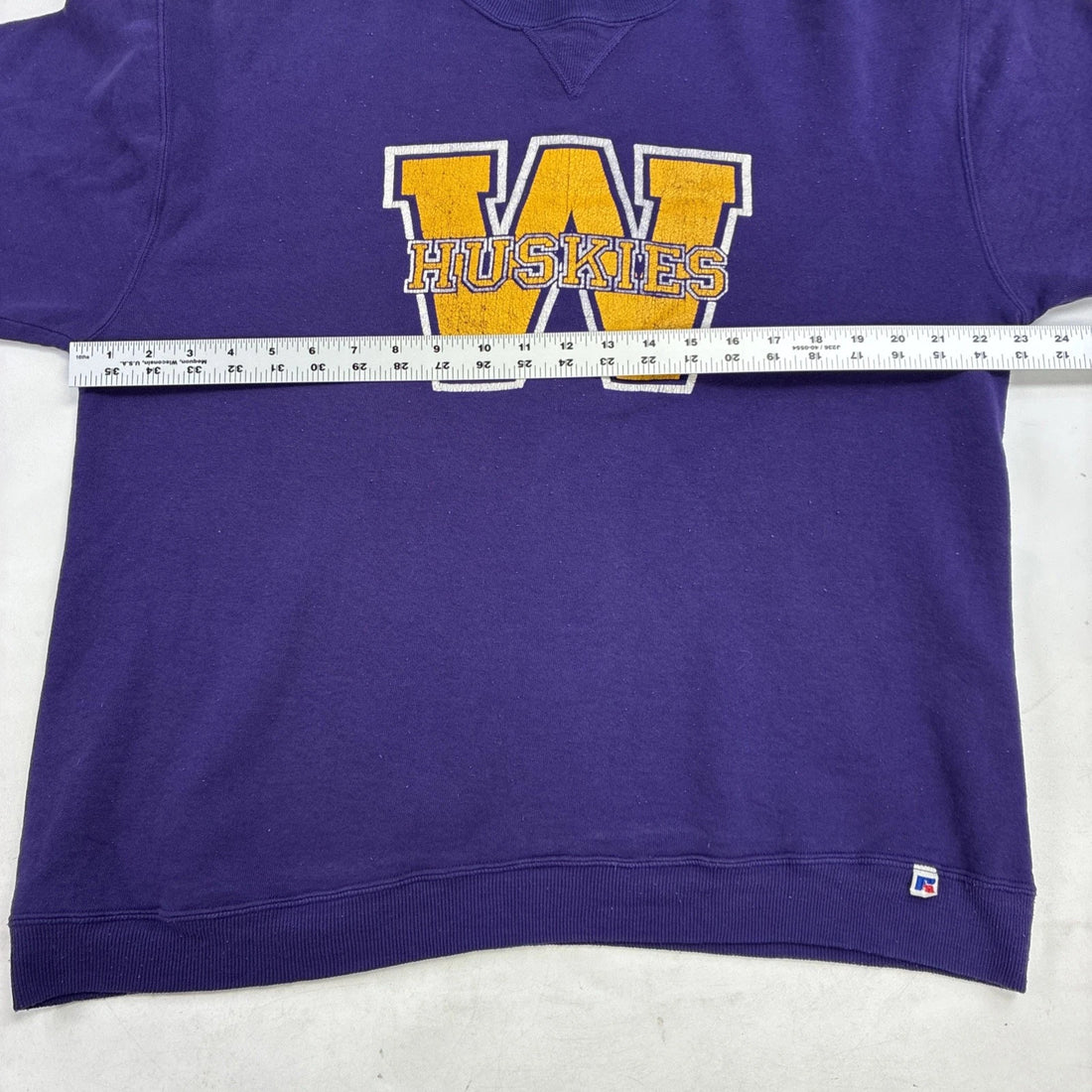 Vintage Washington Huskies Russell Athletic Crewneck Sweatshirt Size Large NCAA