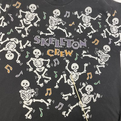 Vintage Skeleton Crew T-Shirt Size XL All Over Print 90s