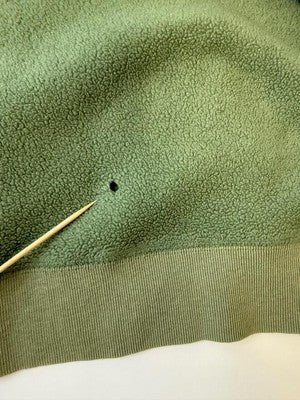Vintage Gap Fleece Sweatshirt Hoodie Size Medium Green
