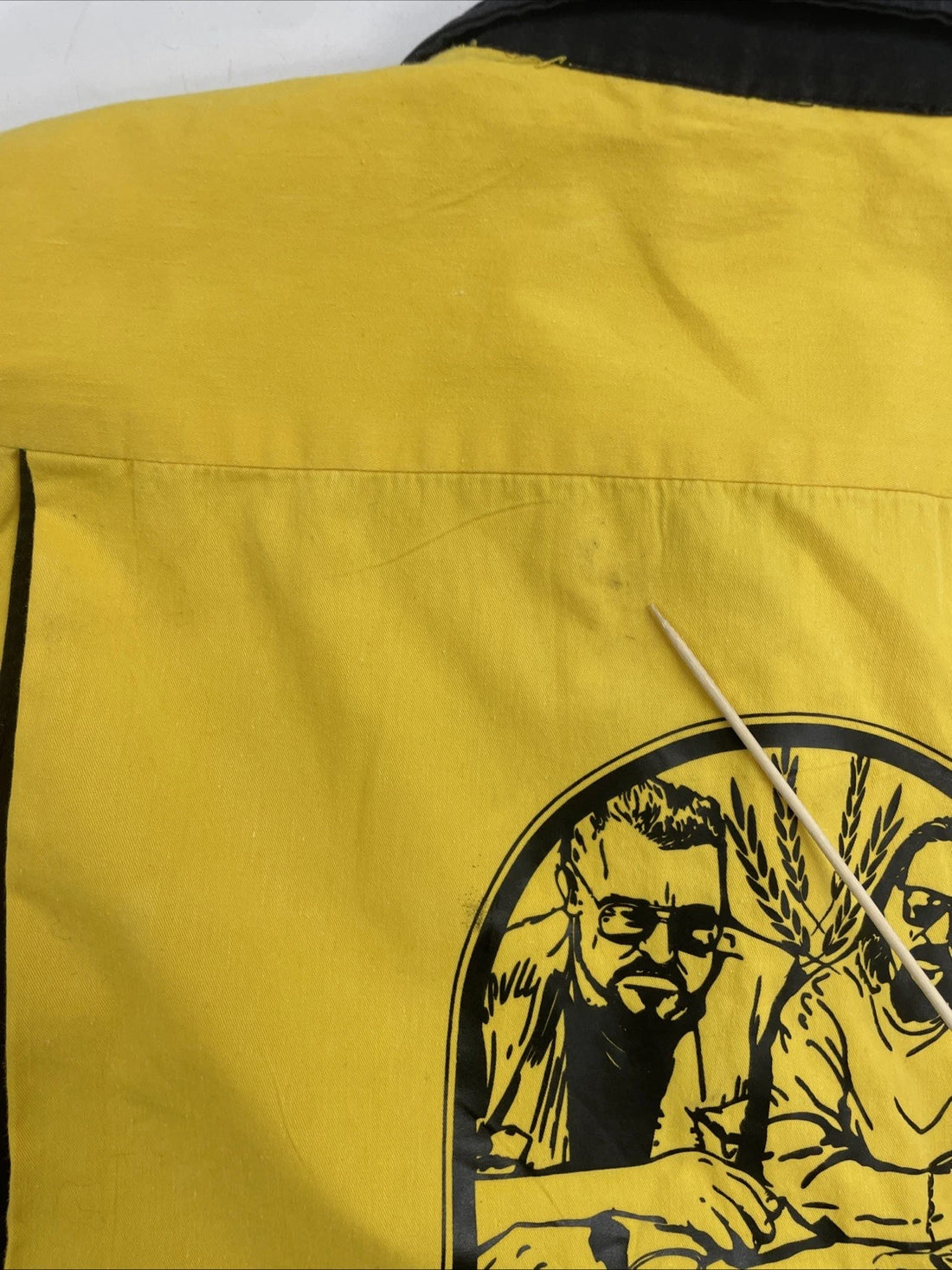 Vintage The Big Lebrewskis Short Sleeve Button Up Shirt Medium Parody Lebowski