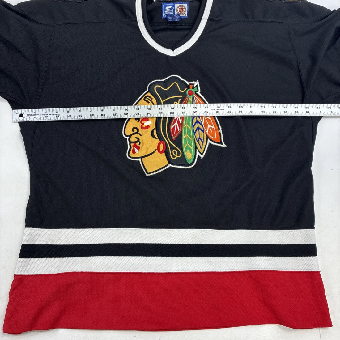Vintage Chicago Blackhawks Starter Jersey Size XL 90s NHL