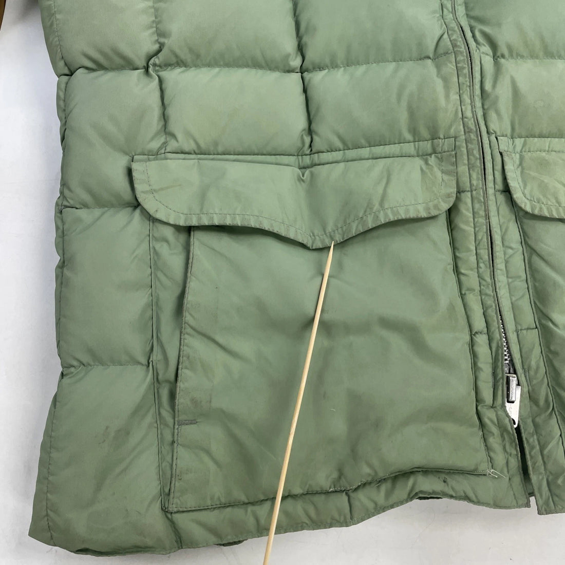 Vintage Comfy Seattle Quilted Parka Coat Jacket XL Green Goose Down Insulated