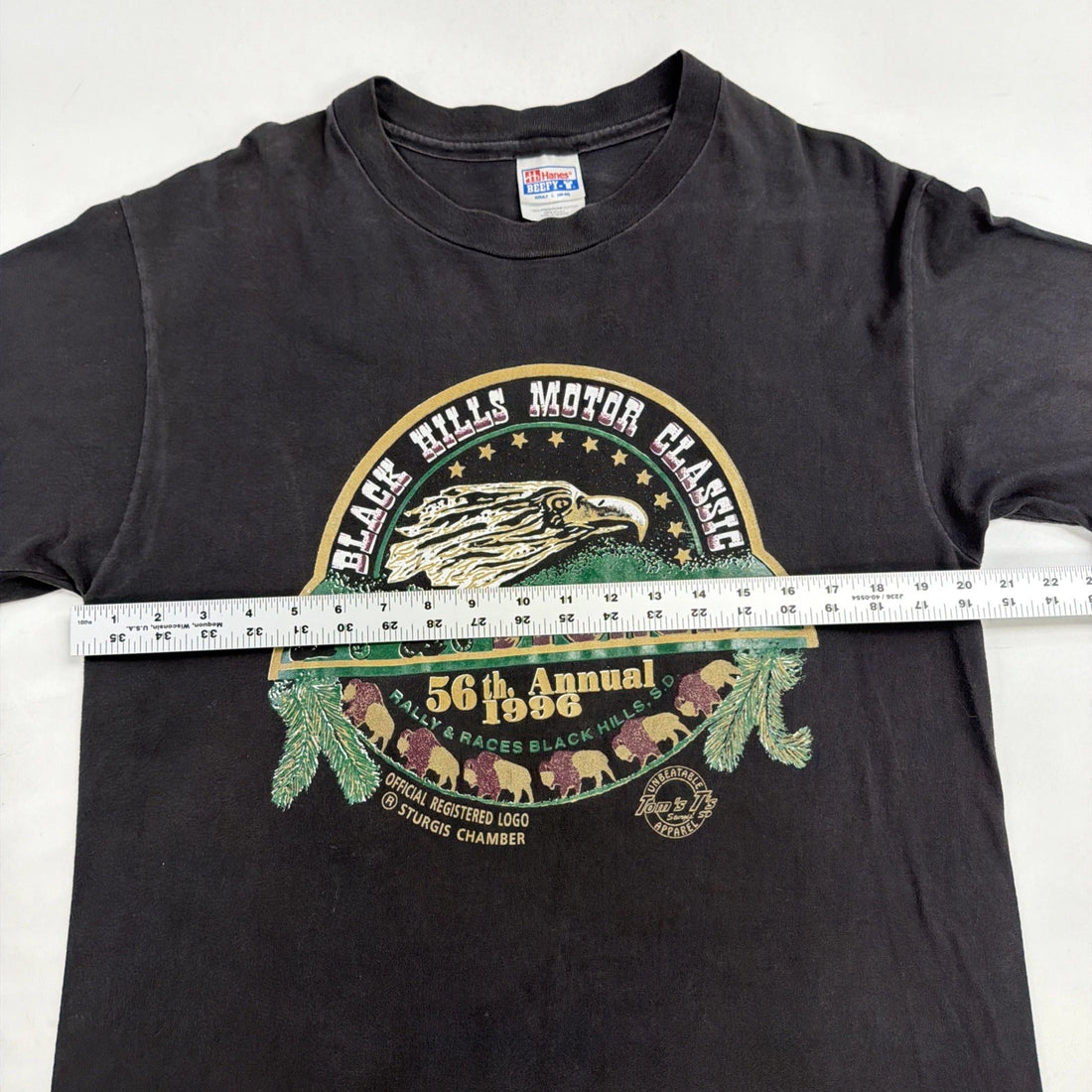 Vintage Sturgis Black Hills Motor Classic Eagle 56th Annual T-Shirt Large 90s