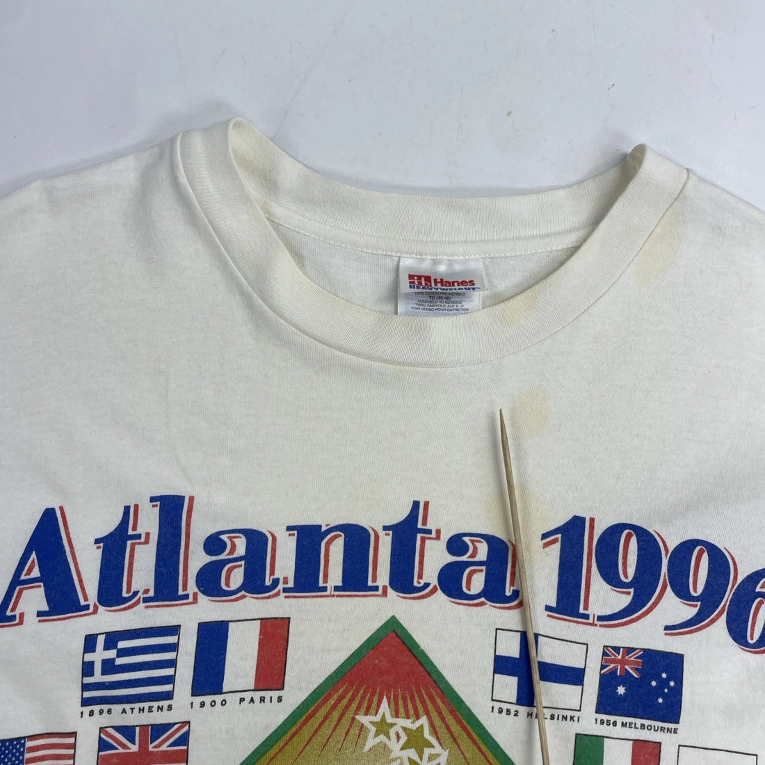 Vintage Atlanta Olympics T-Shirt Size XL 1996 90s
