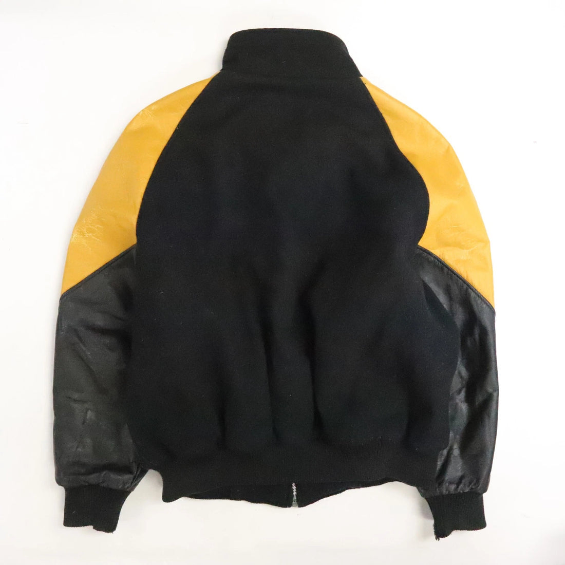 Vintage Leather Wool Varsity Jacket Size XL
