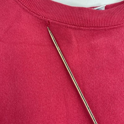 Vintage Champion Reverse Weave Spell Out Crewneck Sweatshirt Size XL Pink 90s