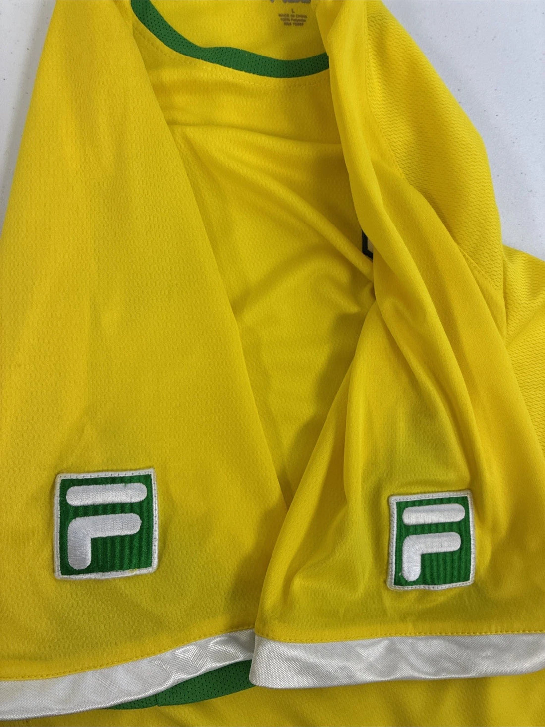 Brazil Fila Soccer Football Jersey Size Large