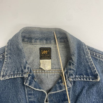 Vintage Lee Denim Jacket Size 34R PATD-153438