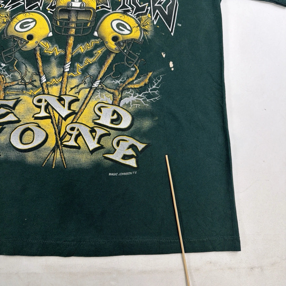 Vintage Green Bay Packers End Zone Magic Johnson Ts T-Shirt Large 90s NFL