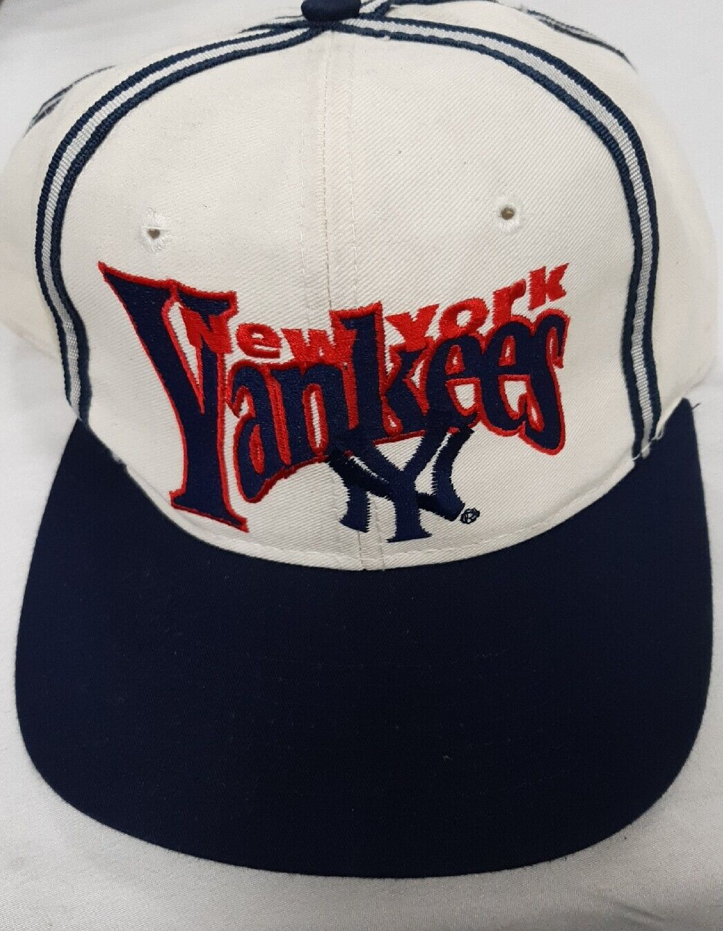 Vintage New York Yankees The Game Snapback Hat OSFA White s MLB
