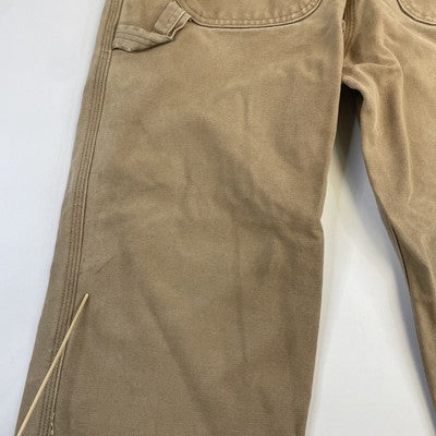 Vintage Carhartt Canvas Carpenter Work Pants Size 34 X 30 Brown