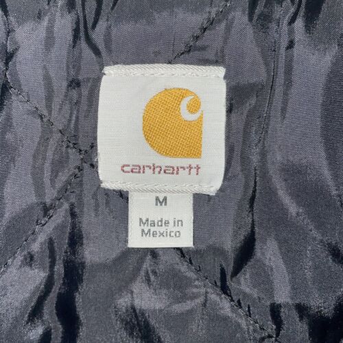 Carhartt Canvas Arctic Work Jacket Size Medium Black