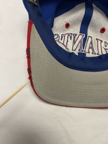 Vintage New York Giants Two Tone Arch Starter Snapback Hat OSFA
