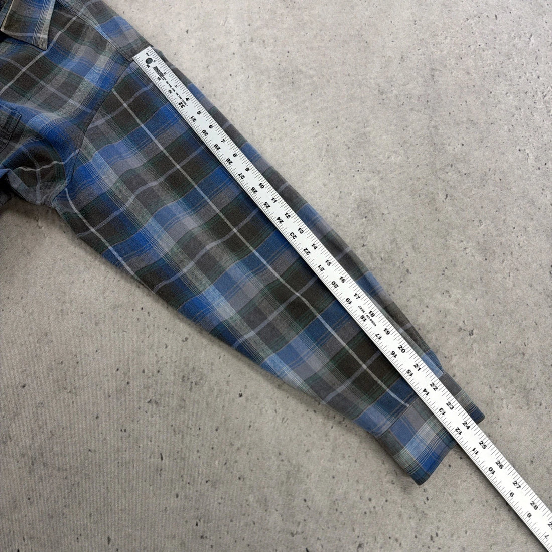 Vintage Sears Roebuck Button Up Plaid Flannel Shirt Size XL