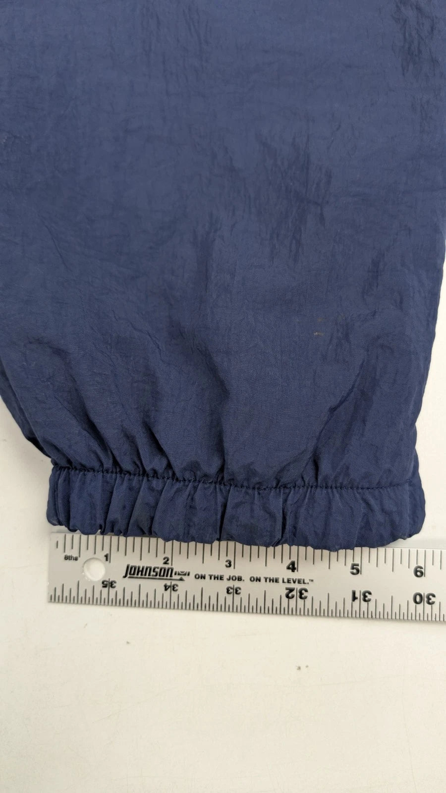 Vintage Nike Nylon Track Pants Size Large Tonal Blue