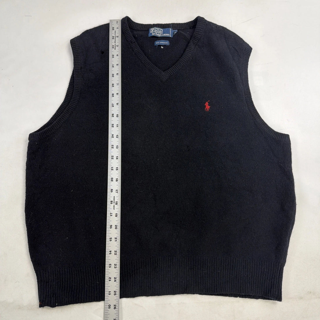 Vintage Polo Ralph Lauren Lambswool Sweater Vest Size Large