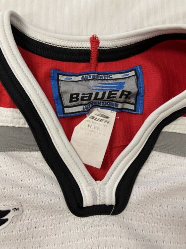 Vintage Springfield Falcons AHL Bauer Hockey Jersey Size Large Nwt Canada