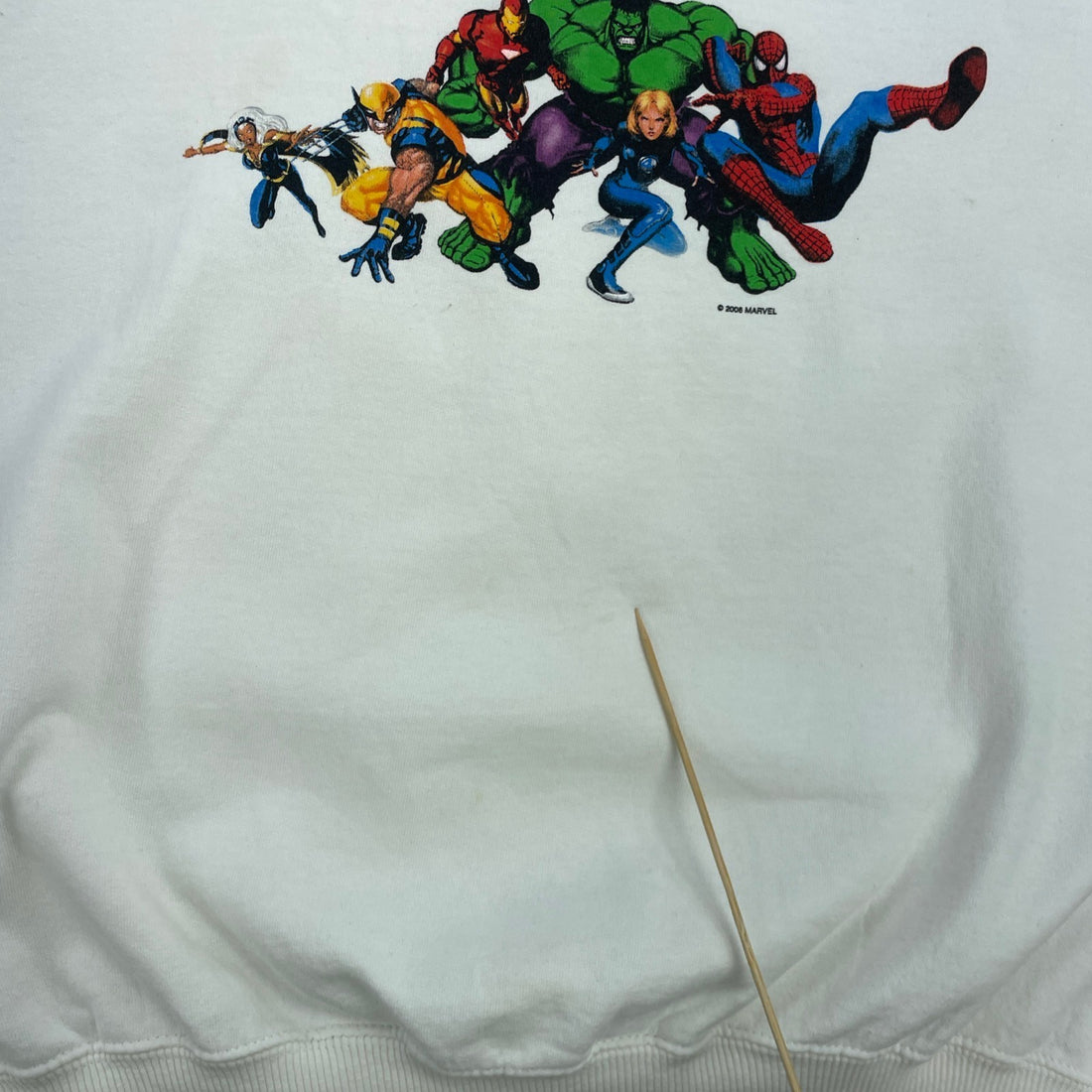 Vintage Marvel Super Heroes Science Exhibition Crewneck Sweatshirt Large 2006