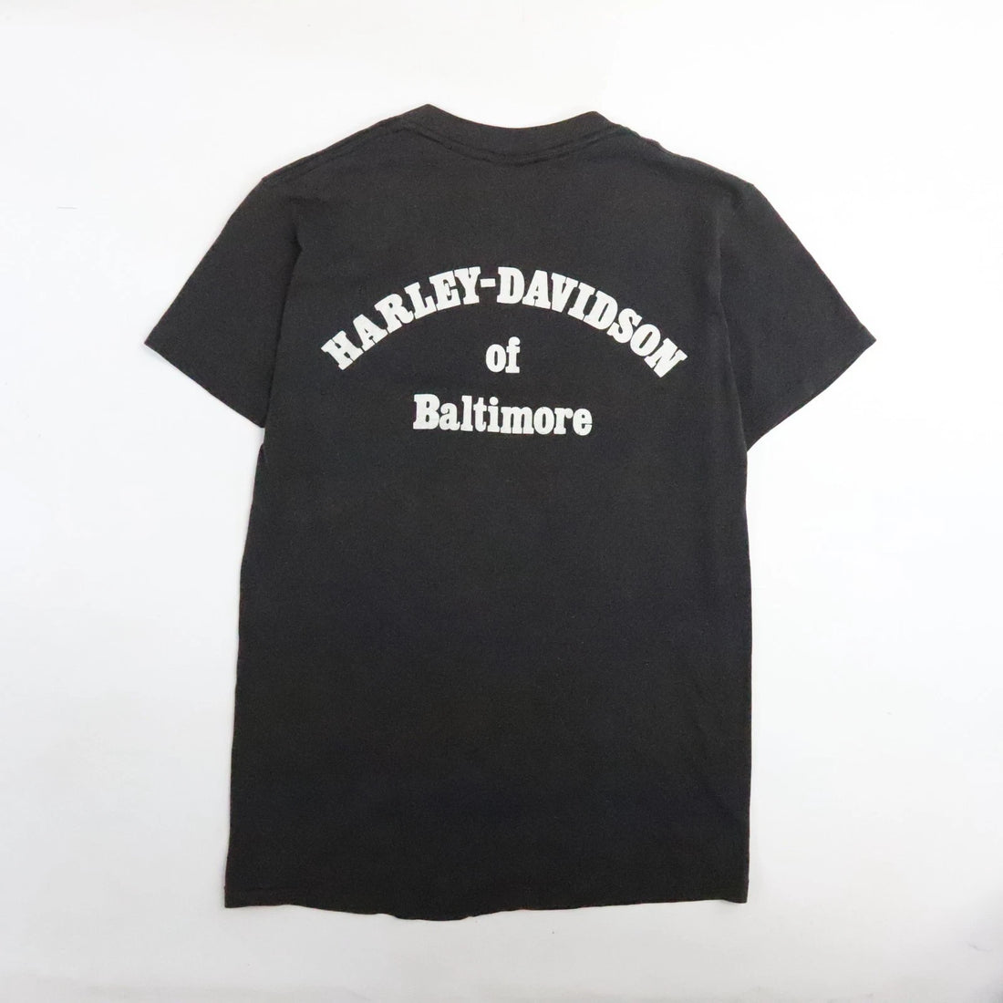 Vintage Harley Davidson 3D Emblem WLA Mounted Soldiers Size T-Shirt Medium 1985
