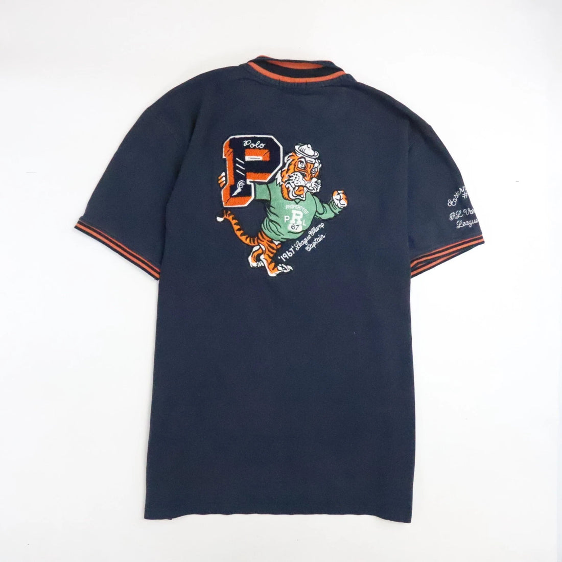 Polo Ralph Lauren Tiger Basketball Rugby T-Shirt Size XL