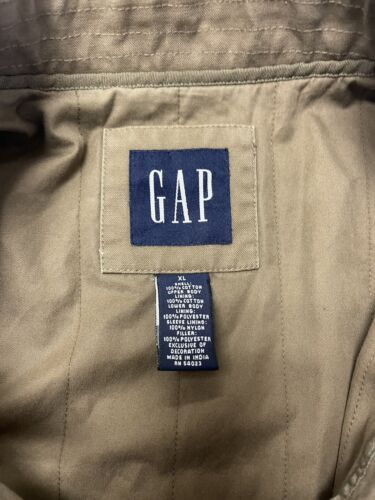 Vintage Gap Barn Work Coat Jacket Size XL Brown Insulated