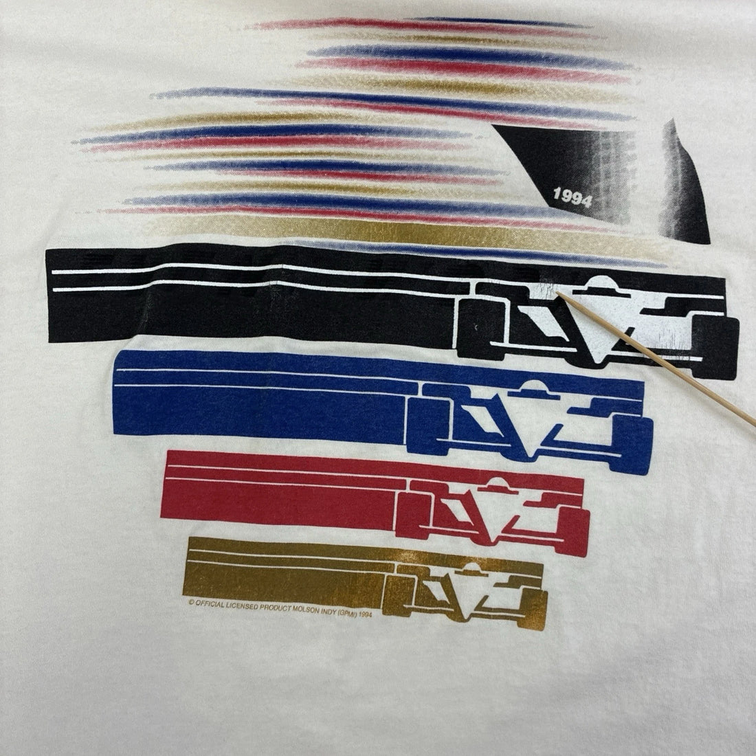 Vintage Molson Indy Racing T-Shirt Size XL 1994 90s