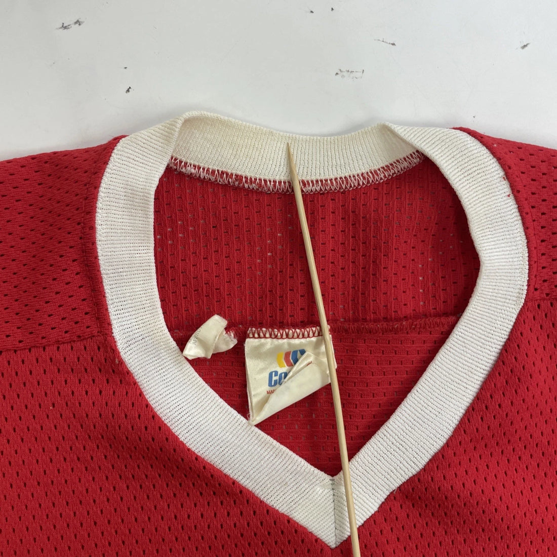 Vintage CCCP Russia Mesh Hockey Jersey Size XL Red 1972 Patch