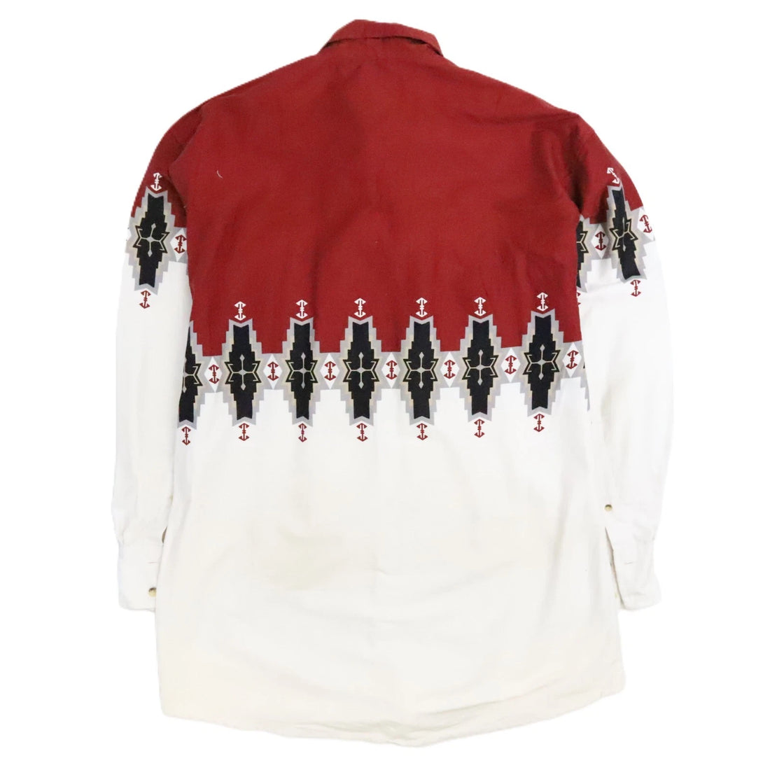 Ash Creek Western Aztec Cowboy Button Up Shirt Size Medium