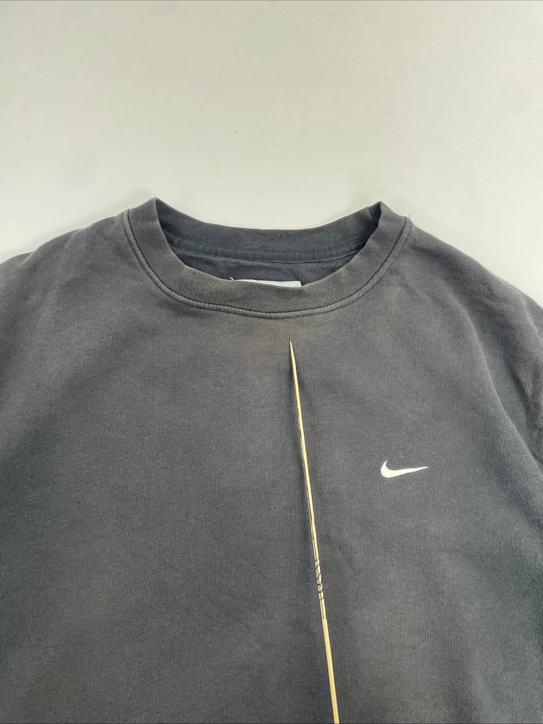 Vintage Nike Crewneck Sweatshirt Size Medium Black Embroidered Swoosh