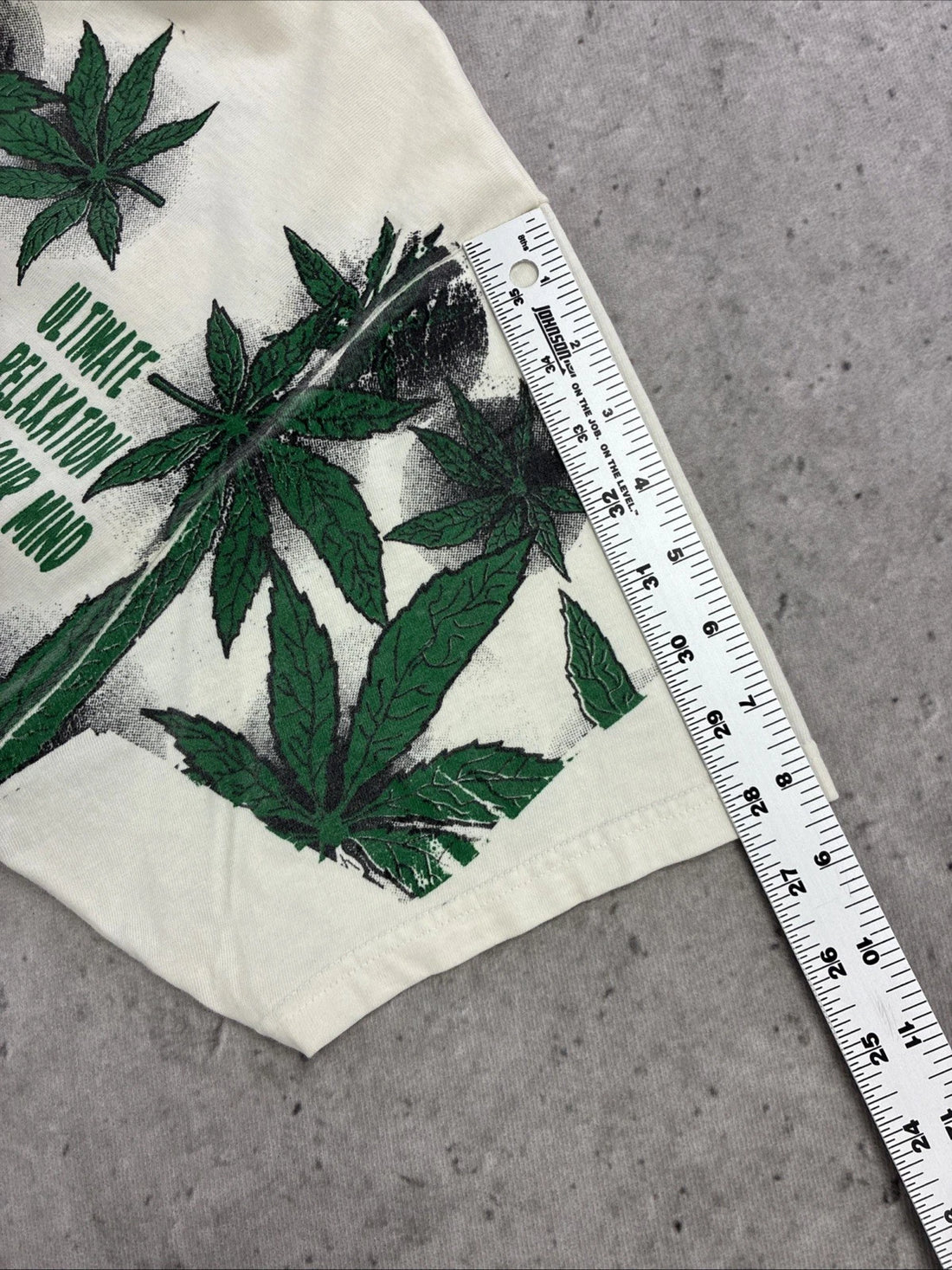 Vintage Weed AOP T-Shirt Size XL
