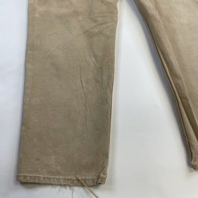 Vintage Carhartt Canvas Carpenter Work Pants Size 34 X 30 Brown