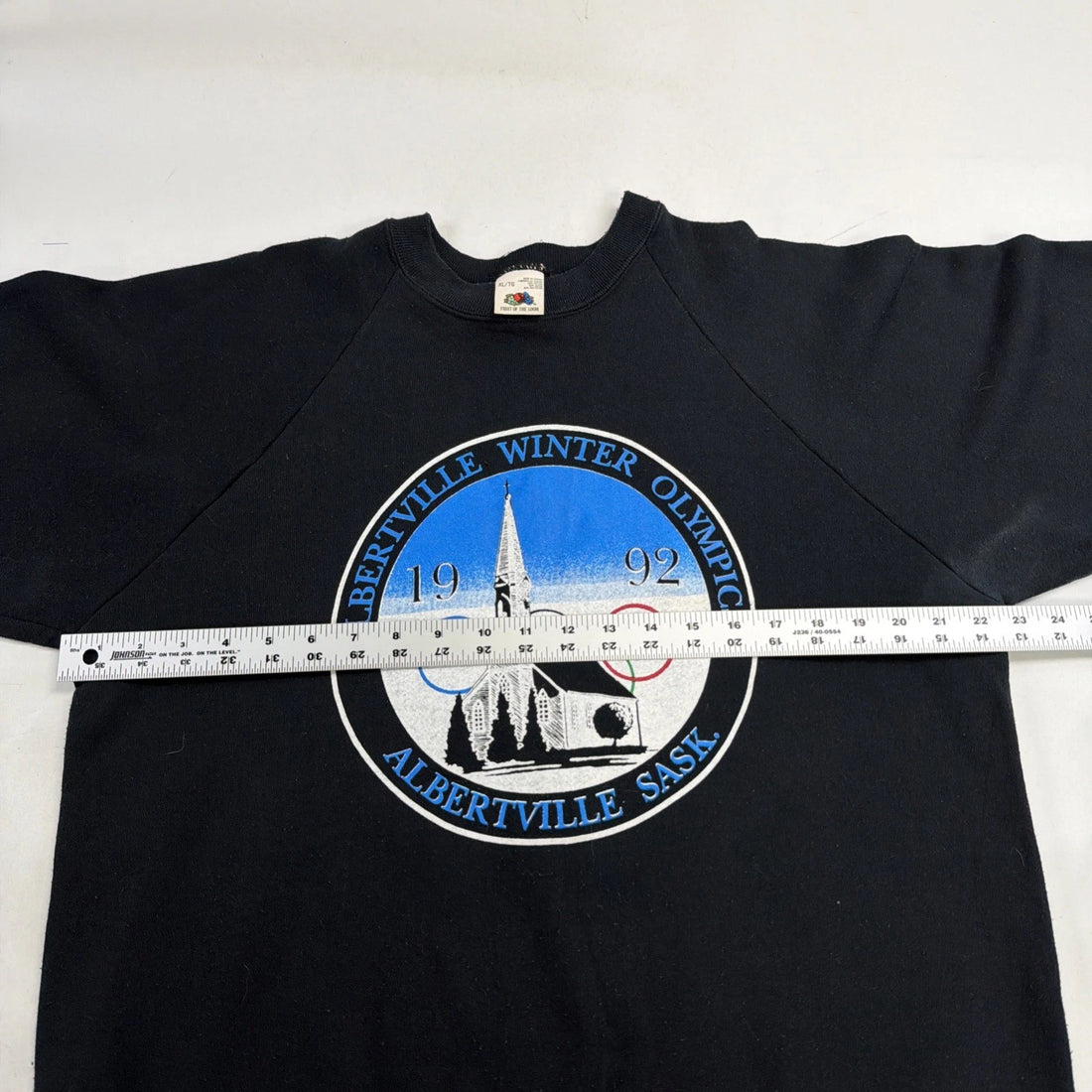 Vintage Albertville Winter Olympics 1992 Crewneck Sweatshirt Size XL 90s