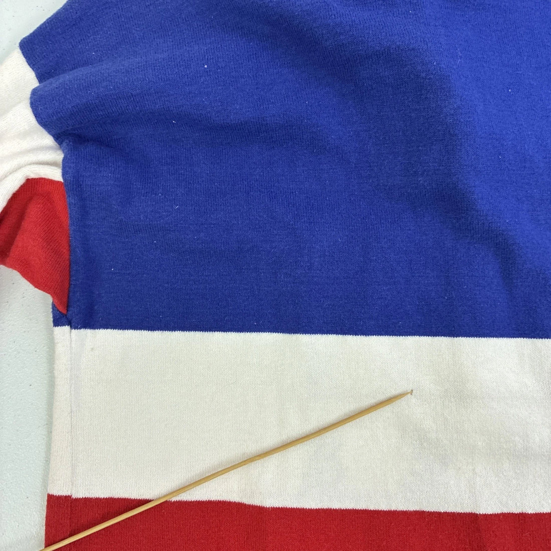 Vintage Dehen America USA Flag Rugby Shirt Size Medium