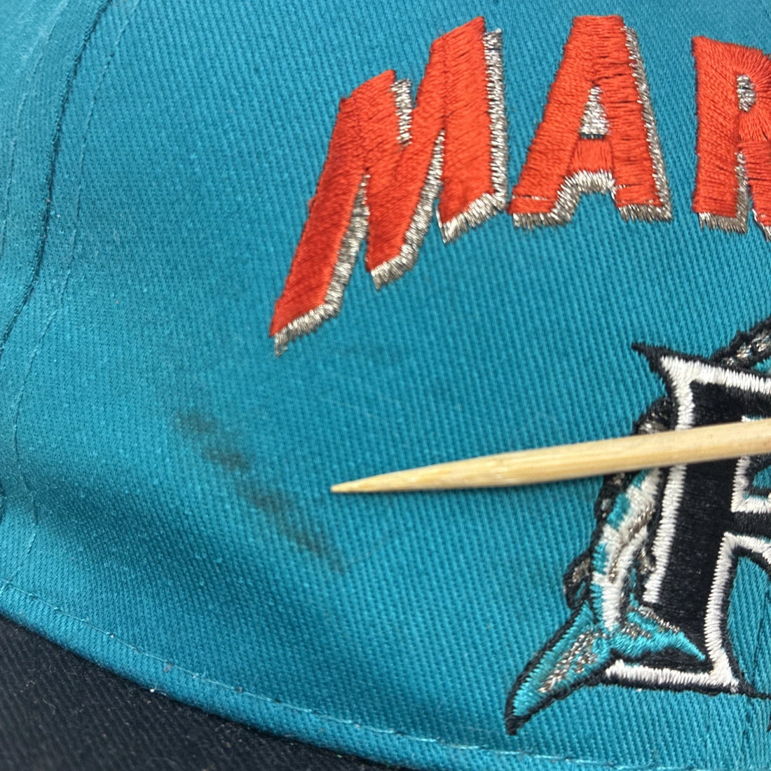 Vintage Florida Marlins Drew Pearson Snapback Hat Cap OSFA 90s MLB