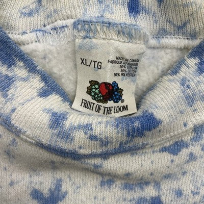 Vintage Molson Dry Tie Dye Crewneck Sweatshirt Size XL Beer Promo