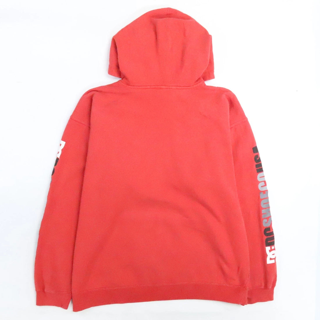 DC Shoe Co USA Sweatshirt Hoodie Size Large Skate Red