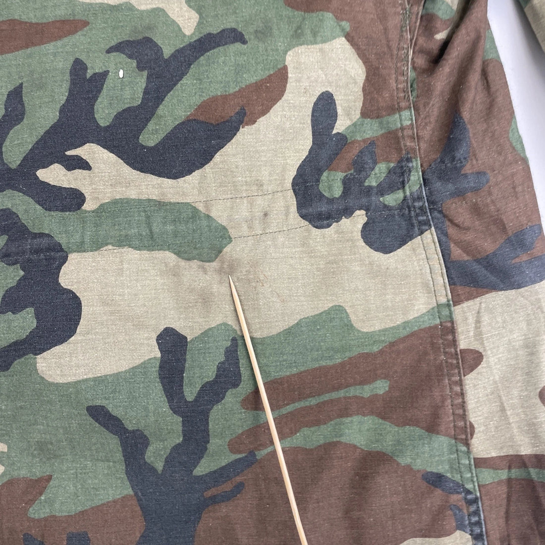 U.S. Army Military Cold Weather Camo Field Coat Jacket Size Medium Short