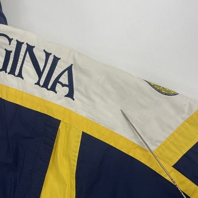Vintage West Virginia Mountaineers Nutmeg Puffer Jacket Size XL NCAA