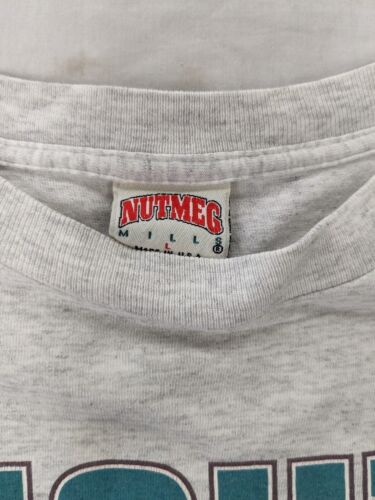 Vintage Anaheim Mighty Ducks Breakthrough Nutmeg T-Shirt Large Disney 90s NHL