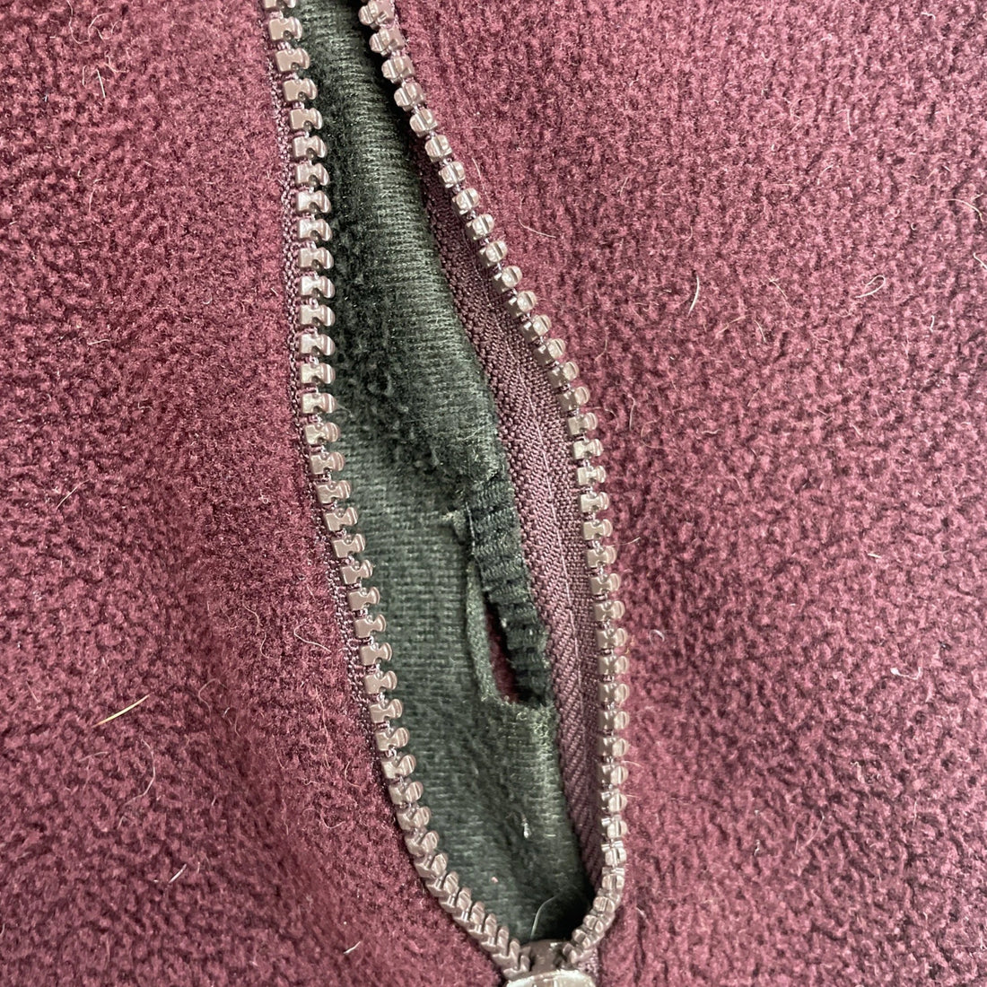 Vintage L.L. Bean 1/2 Zip Fleece Jacket Size XL Red